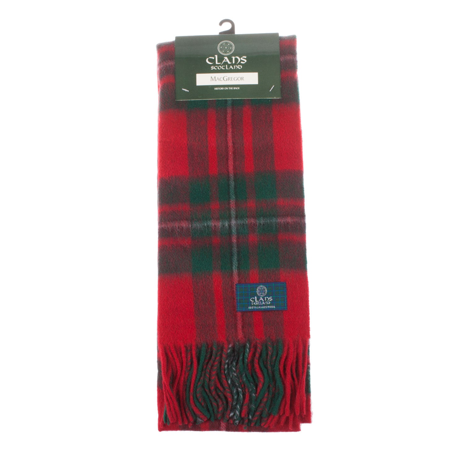 Lambswool Scottish Tartan Clan Scarf Macgregor