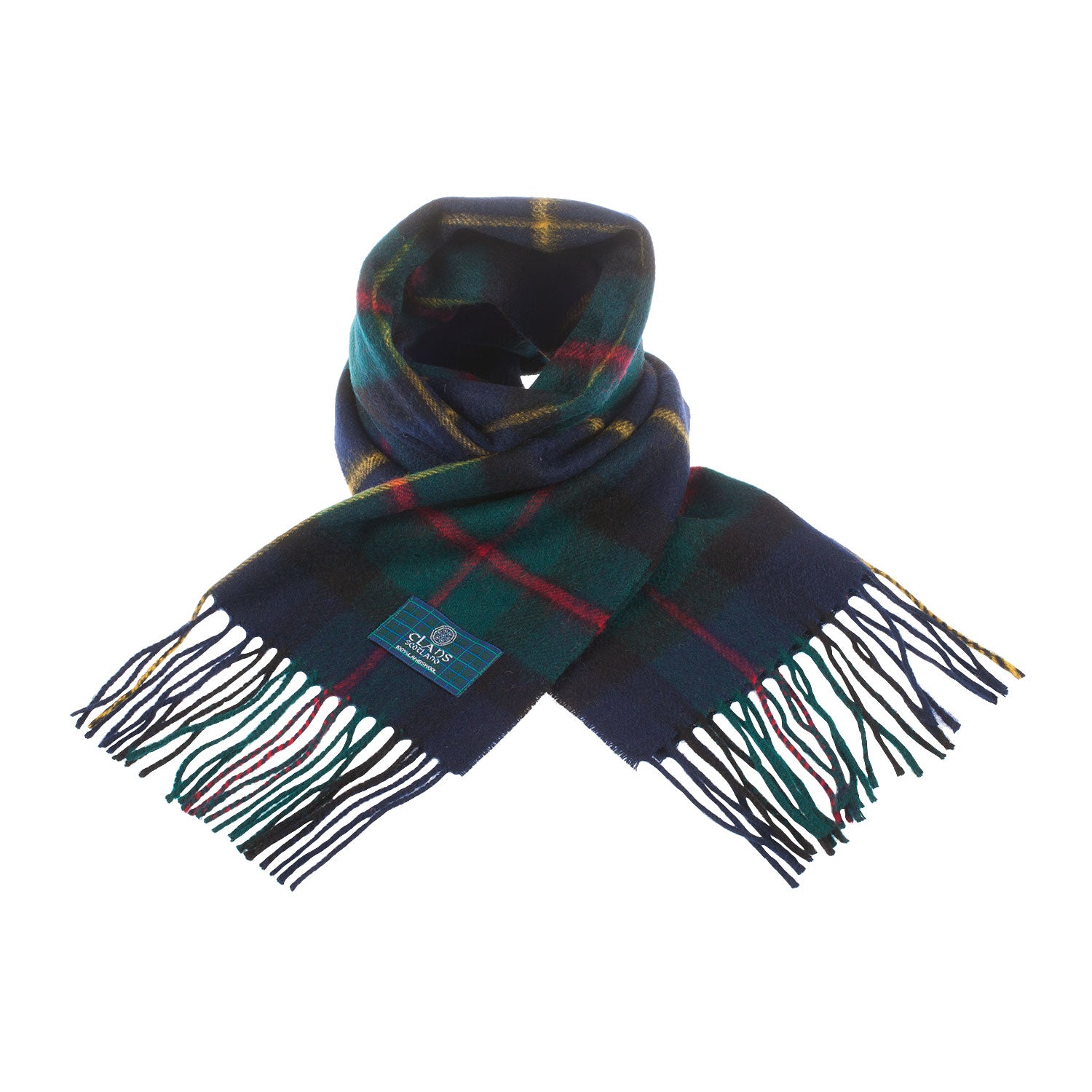 Lambswool Scottish Tartan Clan Scarf Macleod Of Harris