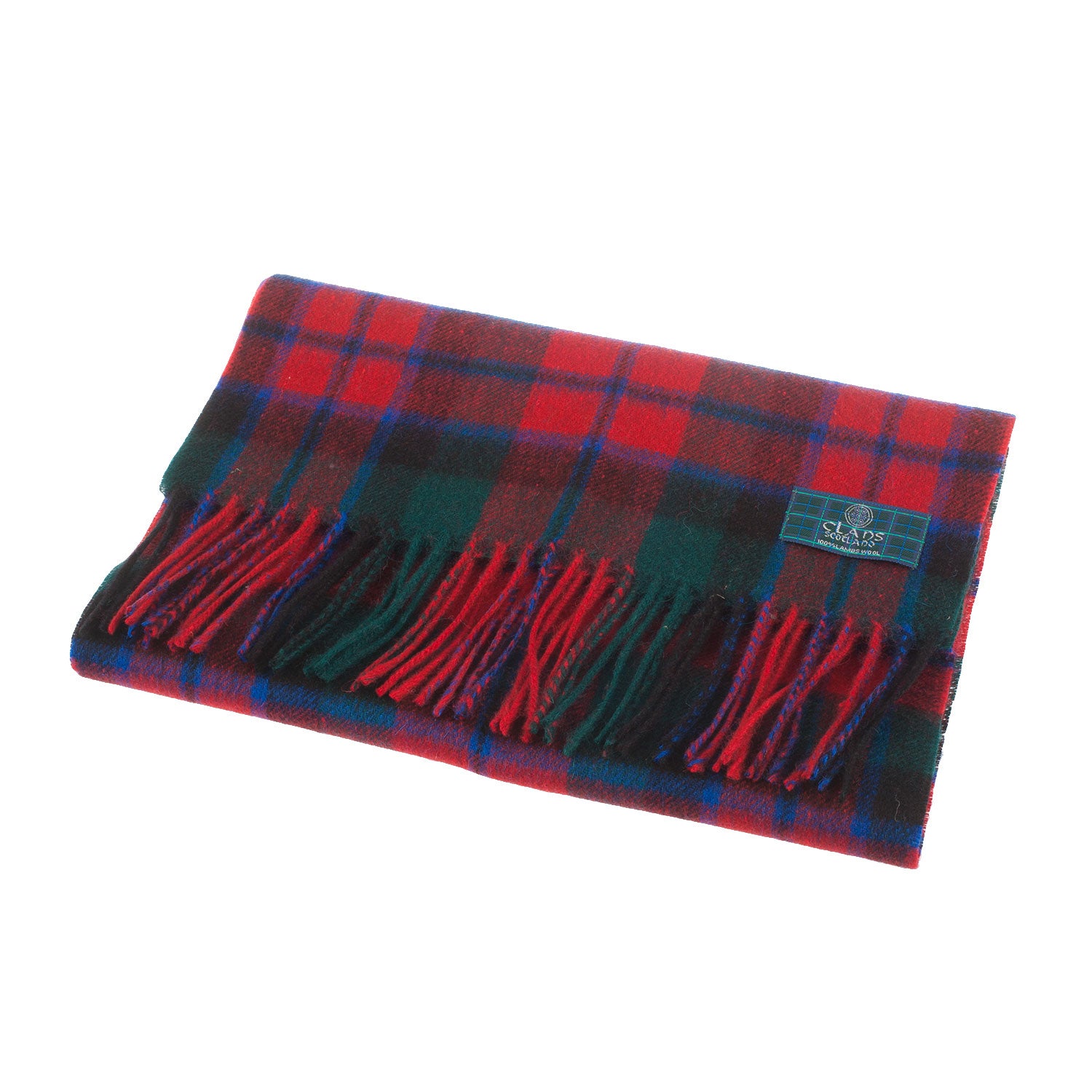 Lambswool Scottish Tartan Clan Scarf Macnaughton