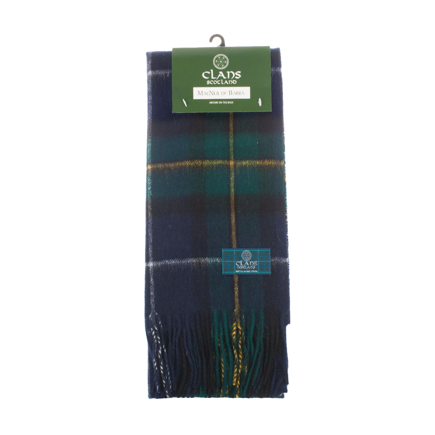 Lambswool Scottish Tartan Clan Scarf Macneil Of Barra