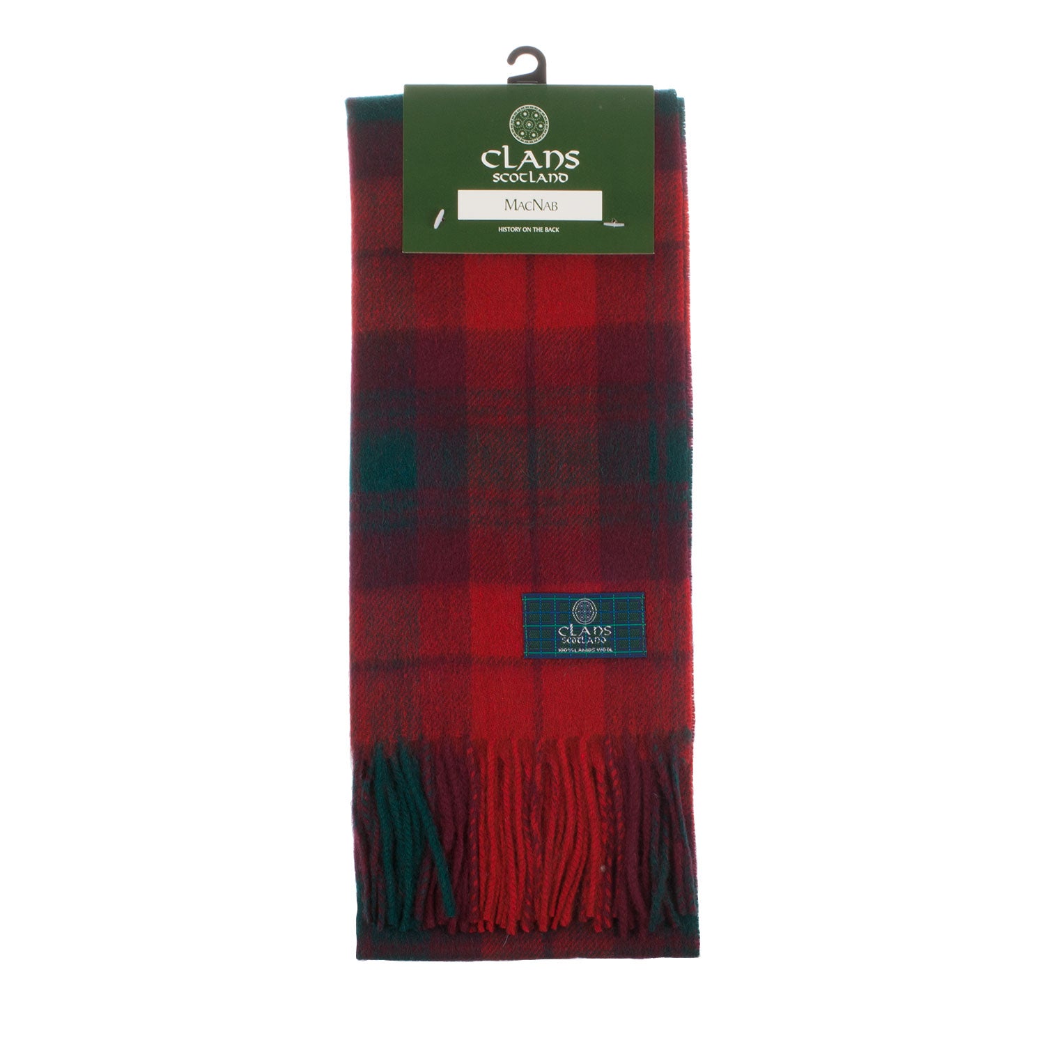 Lambswool Scottish Tartan Clan Scarf Macnab