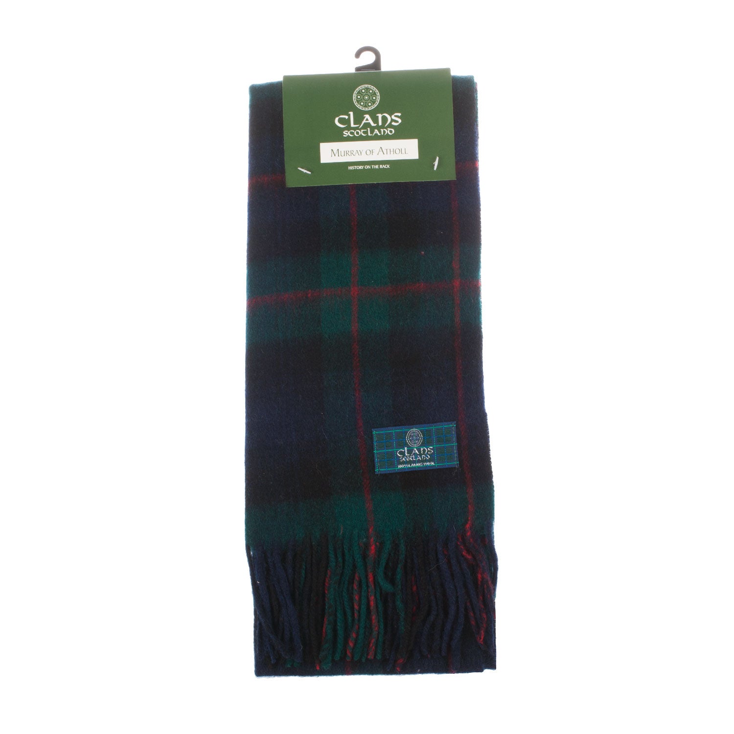 Lambswool Scottish Tartan Clan Scarf Murray Of Atholl