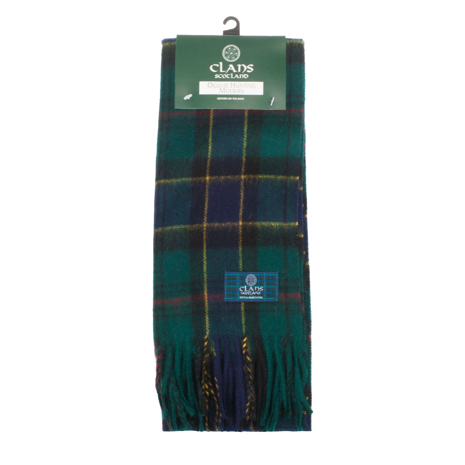 Lambswool Scottish Tartan Clan Scarf Ogilvie Hunting