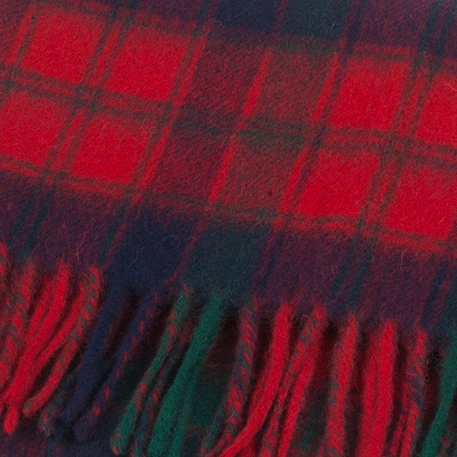 Lambswool Scottish Tartan Clan Scarf Robertson Red