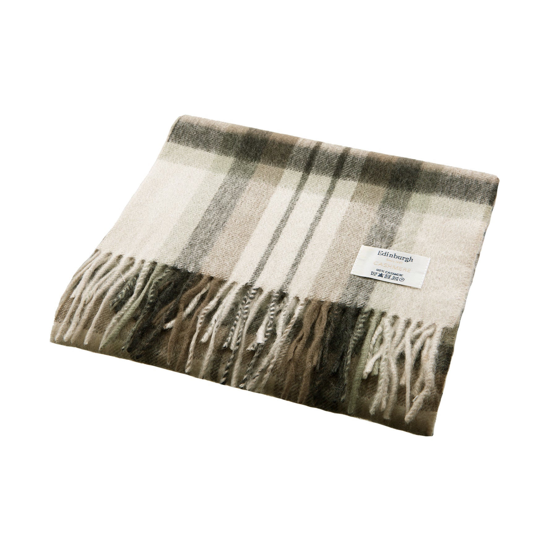 Edinburgh Cashmere Scarf Macduff Natural