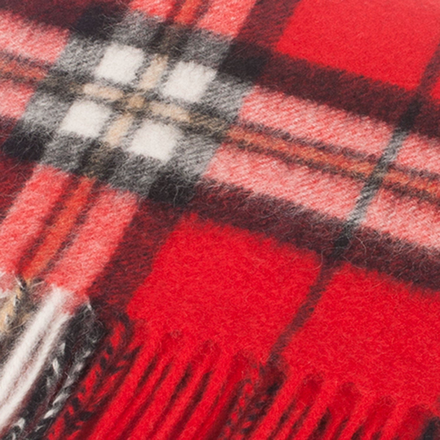 Edinburgh Cashmere Scarf Thomson Red