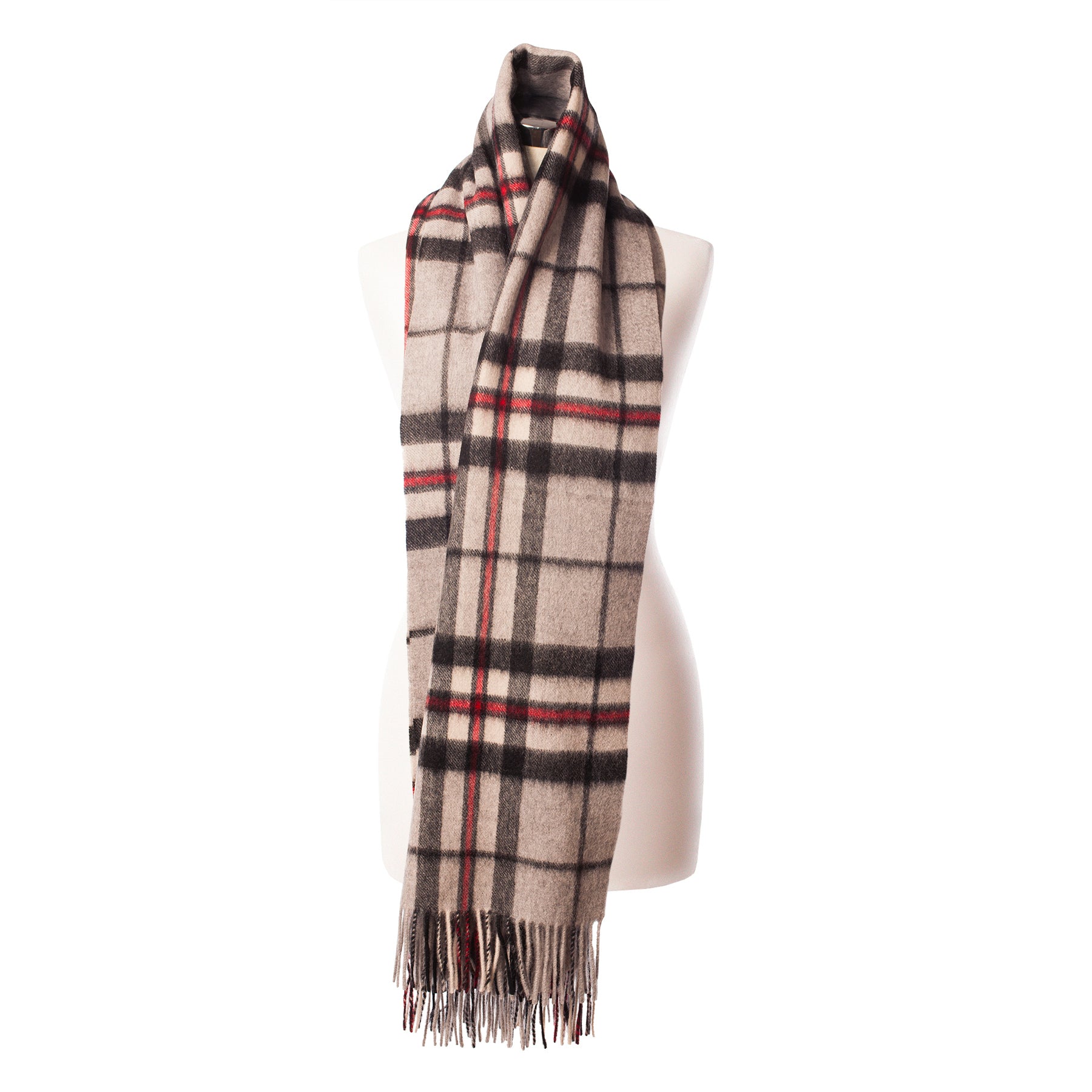 Edinburgh Lambswool Stole Thomson Grey