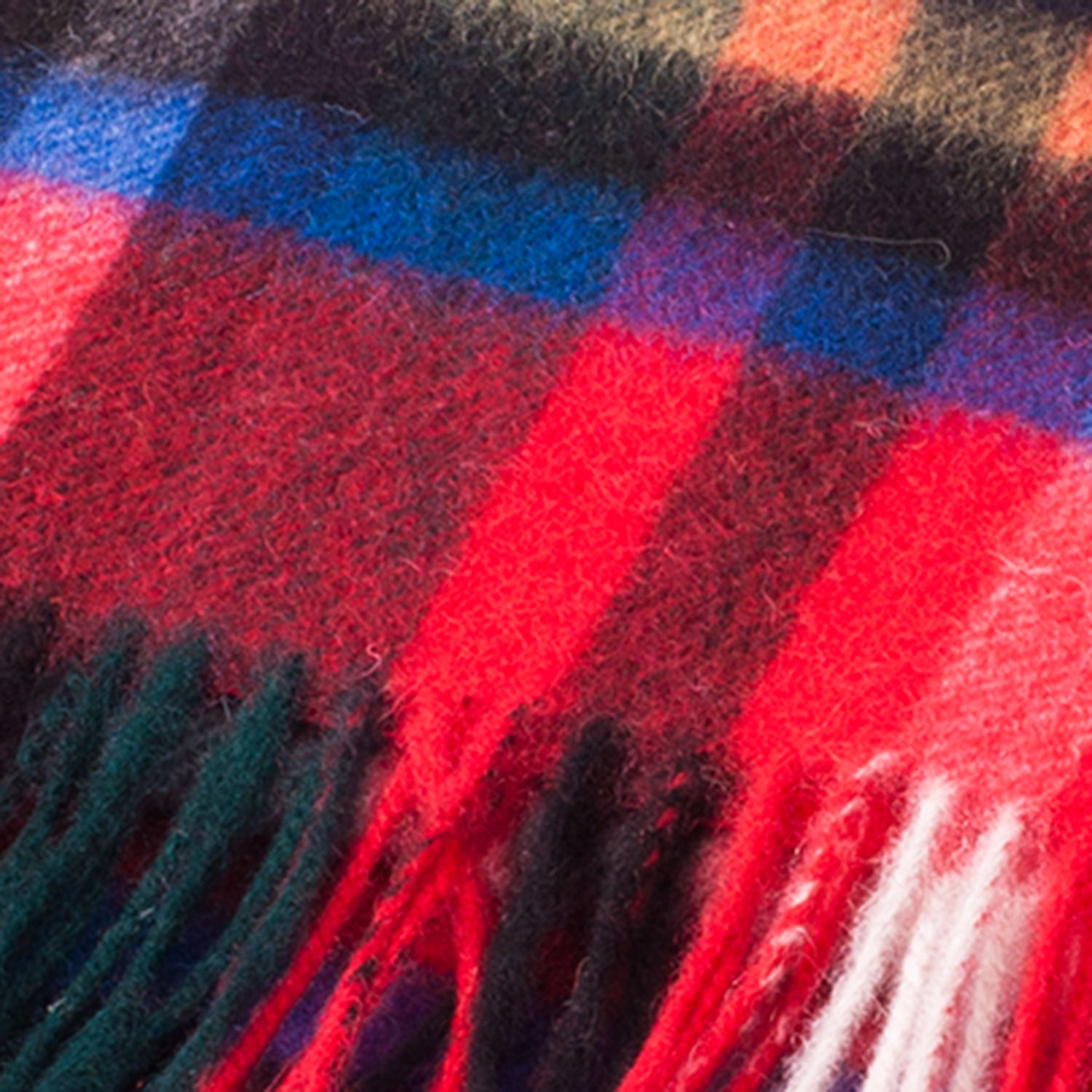 Edinburgh 100% Lambswool Tartan Scarf Exploded Stewart Royal