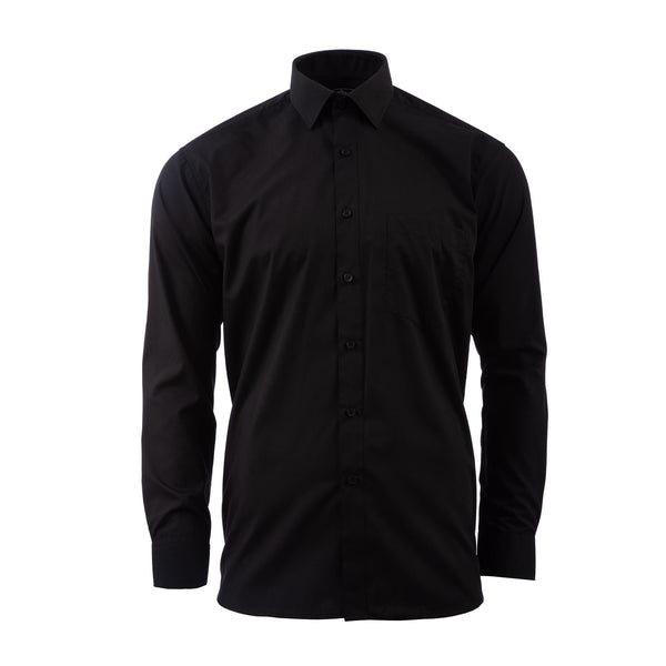 Rael Brook Standard Collar Shirt Black