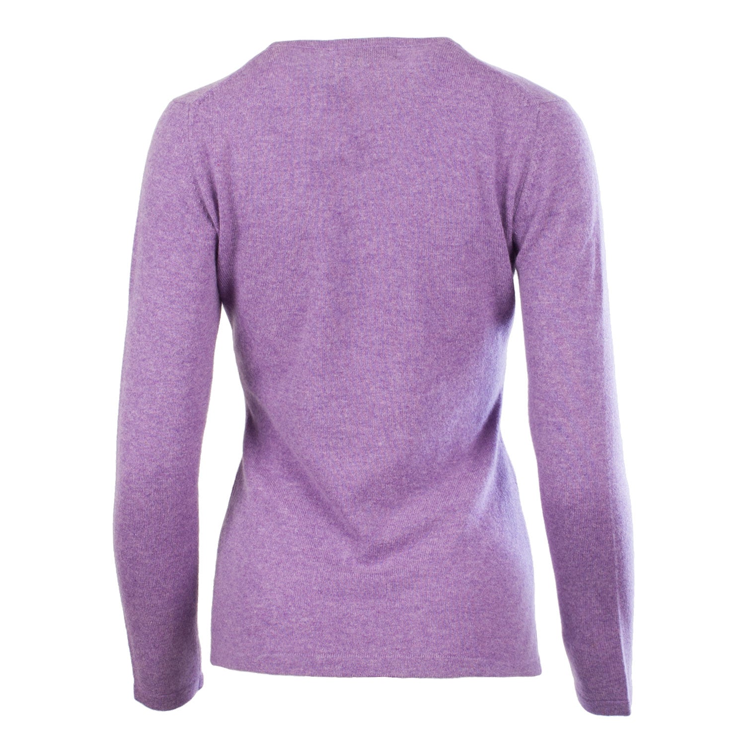 100% Cashmere Ladies Fashion Crew Neck Heather