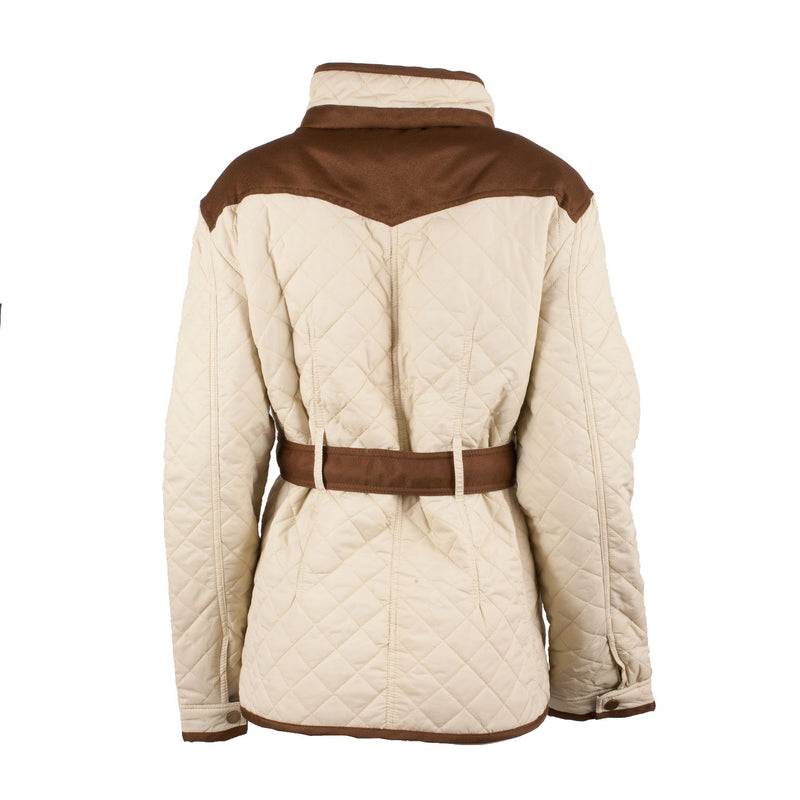 Women's Jess Quilted Jacket With Contras Beige