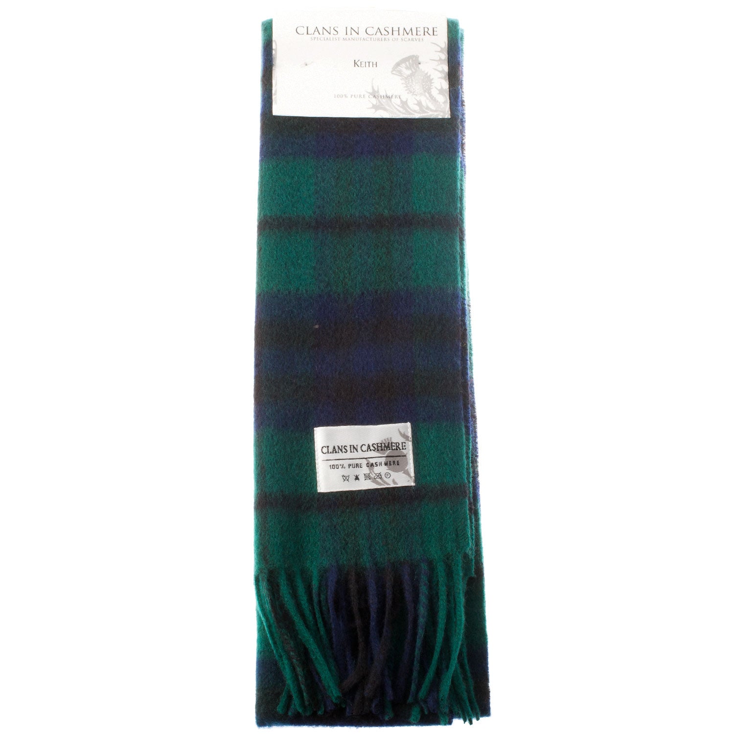 Cashmere Scottish Tartan Clan Scarf Keith
