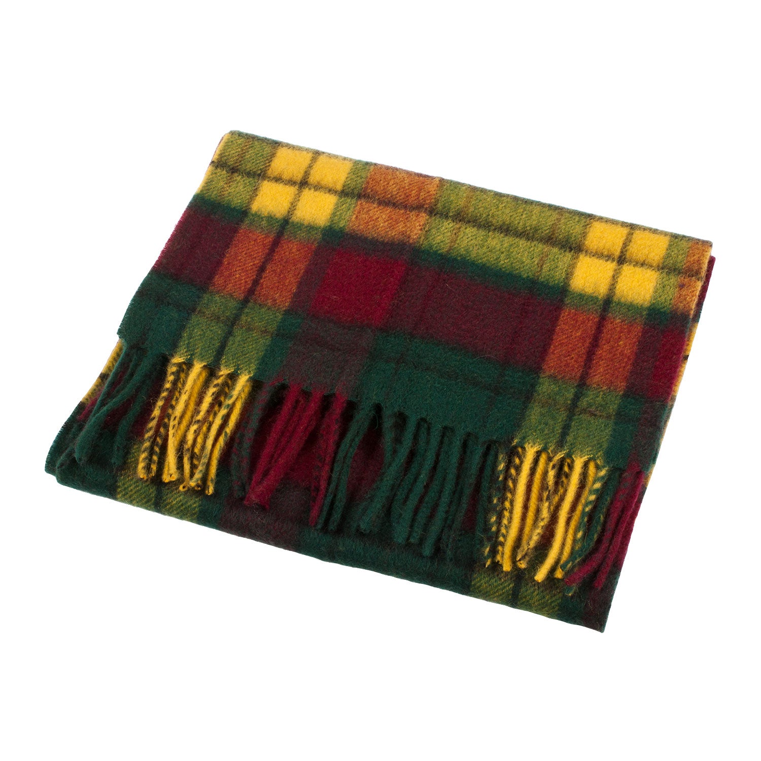 Cashmere Scottish Tartan Clan Scarf Macmillan Old