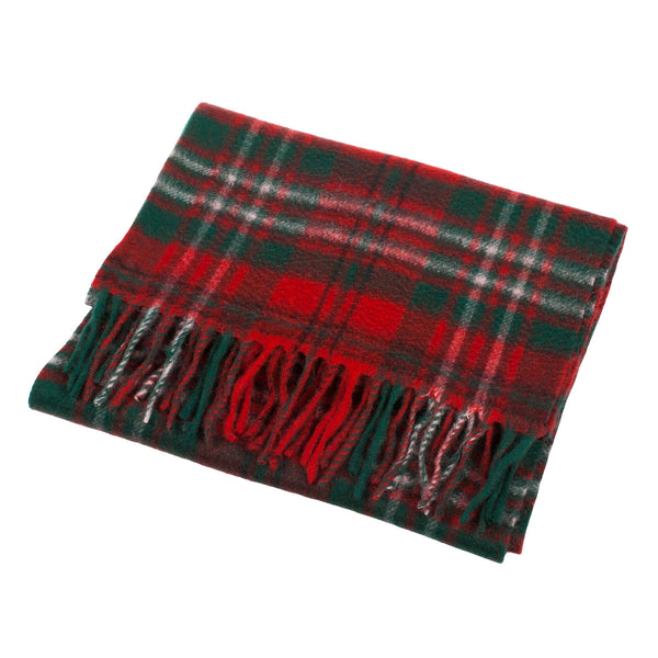 Cashmere Scottish Tartan Clan Scarf Scott Red