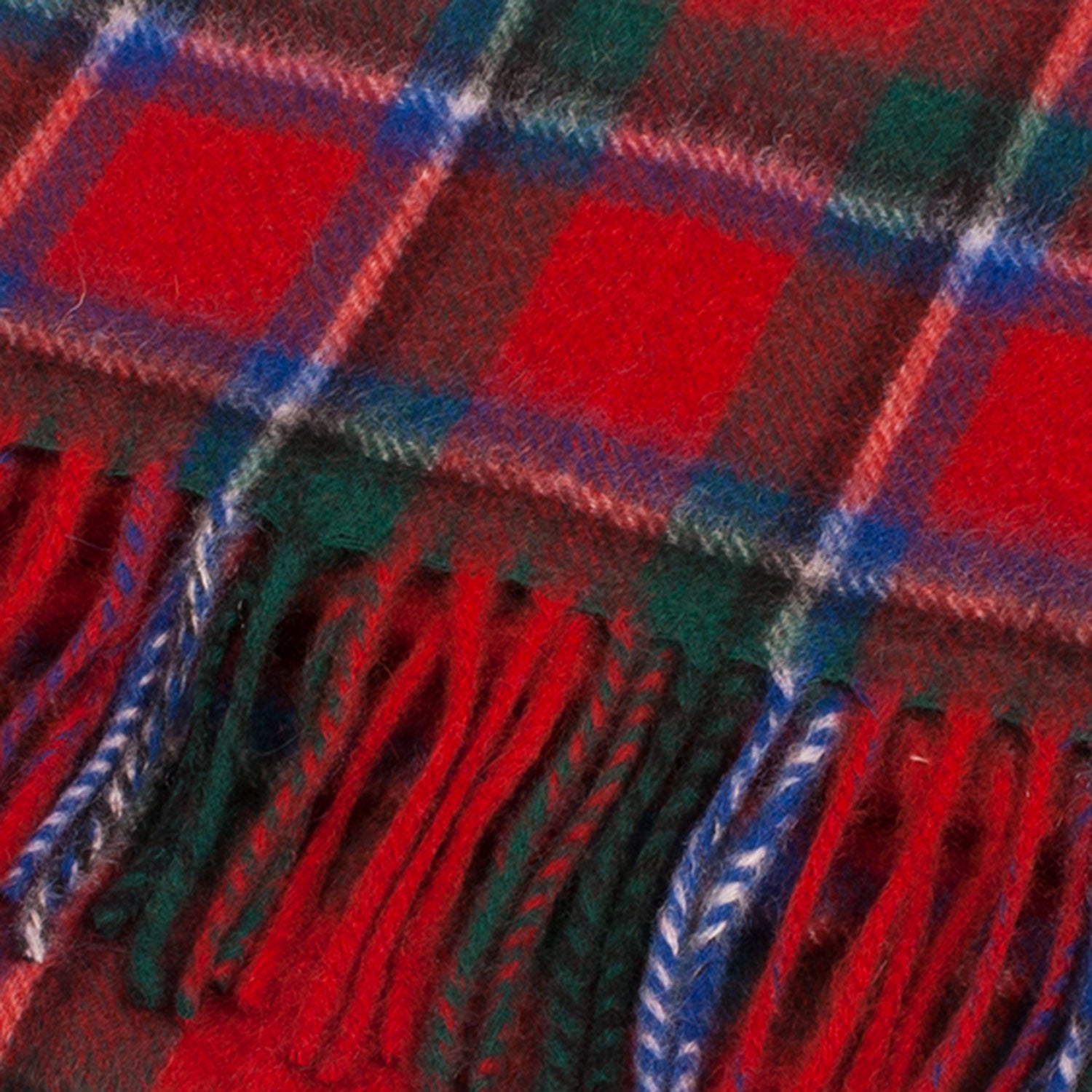 Cashmere Scottish Tartan Clan Scarf Sinclair Red