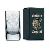 Collins Crystal Clan Shot Glass Livingstone
