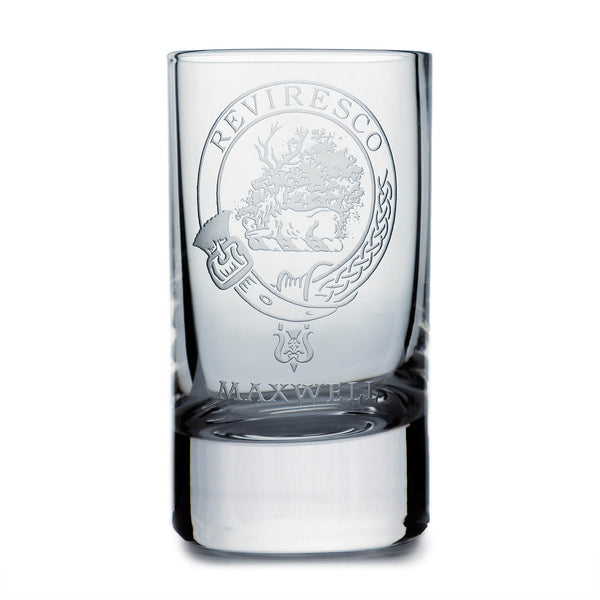 Collins Crystal Clan Shot Glass Maxwell