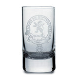Collins Crystal Clan Shot Glass Scotland Crest