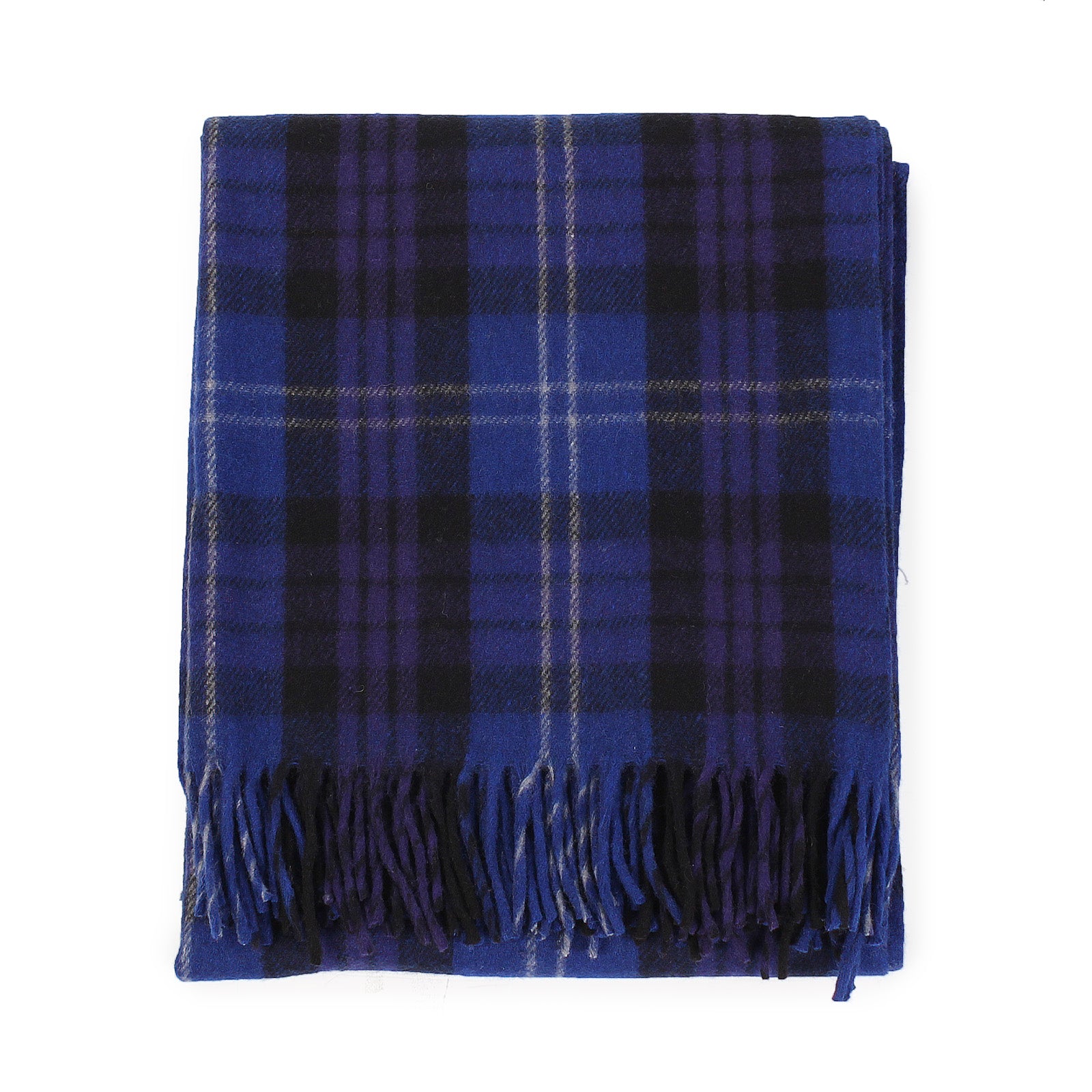 Highland Wool Blend Tartan Blanket / Throw Extra Warm Heritage Of Scotland