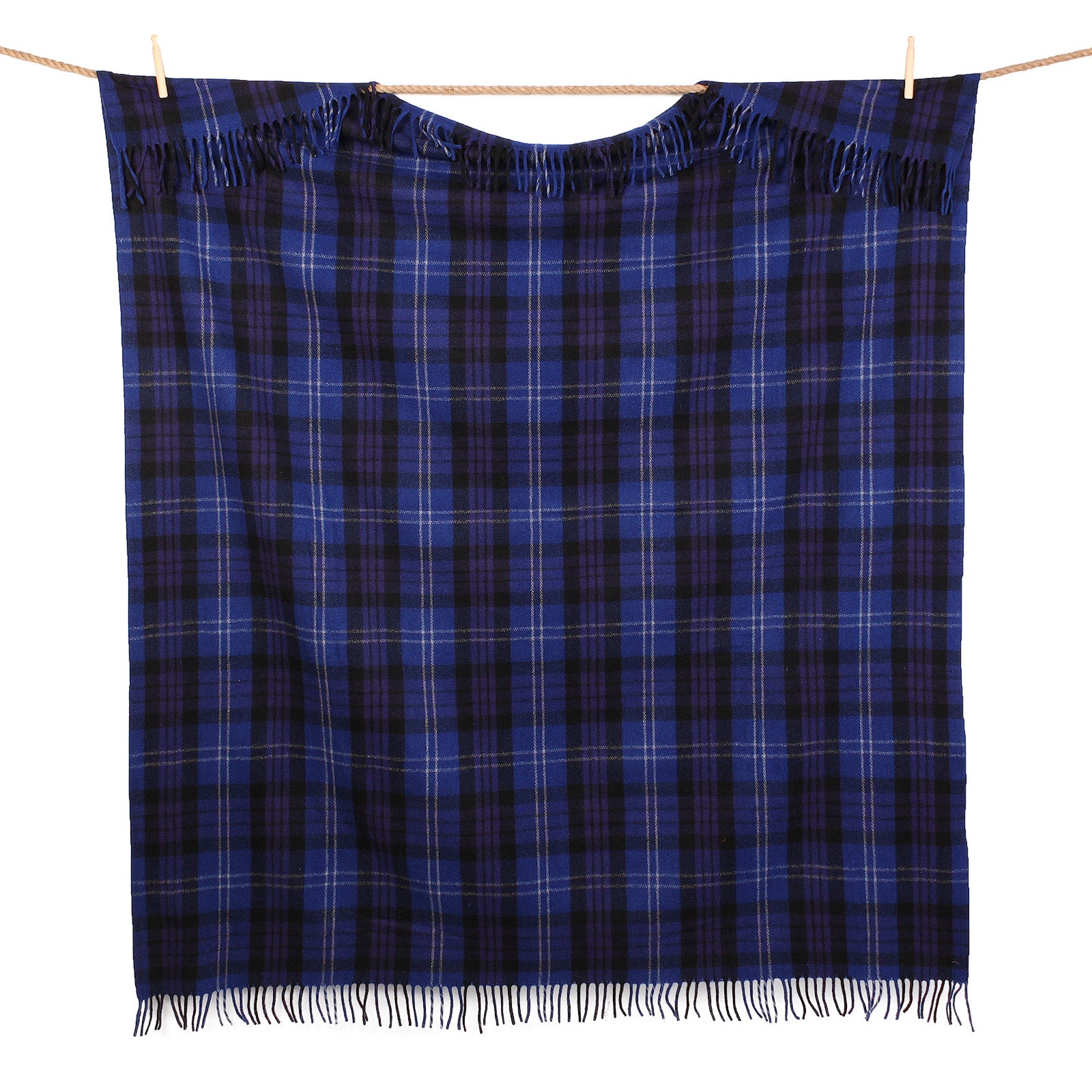 Highland Wool Blend Tartan Blanket / Throw Extra Warm Heritage Of Scotland