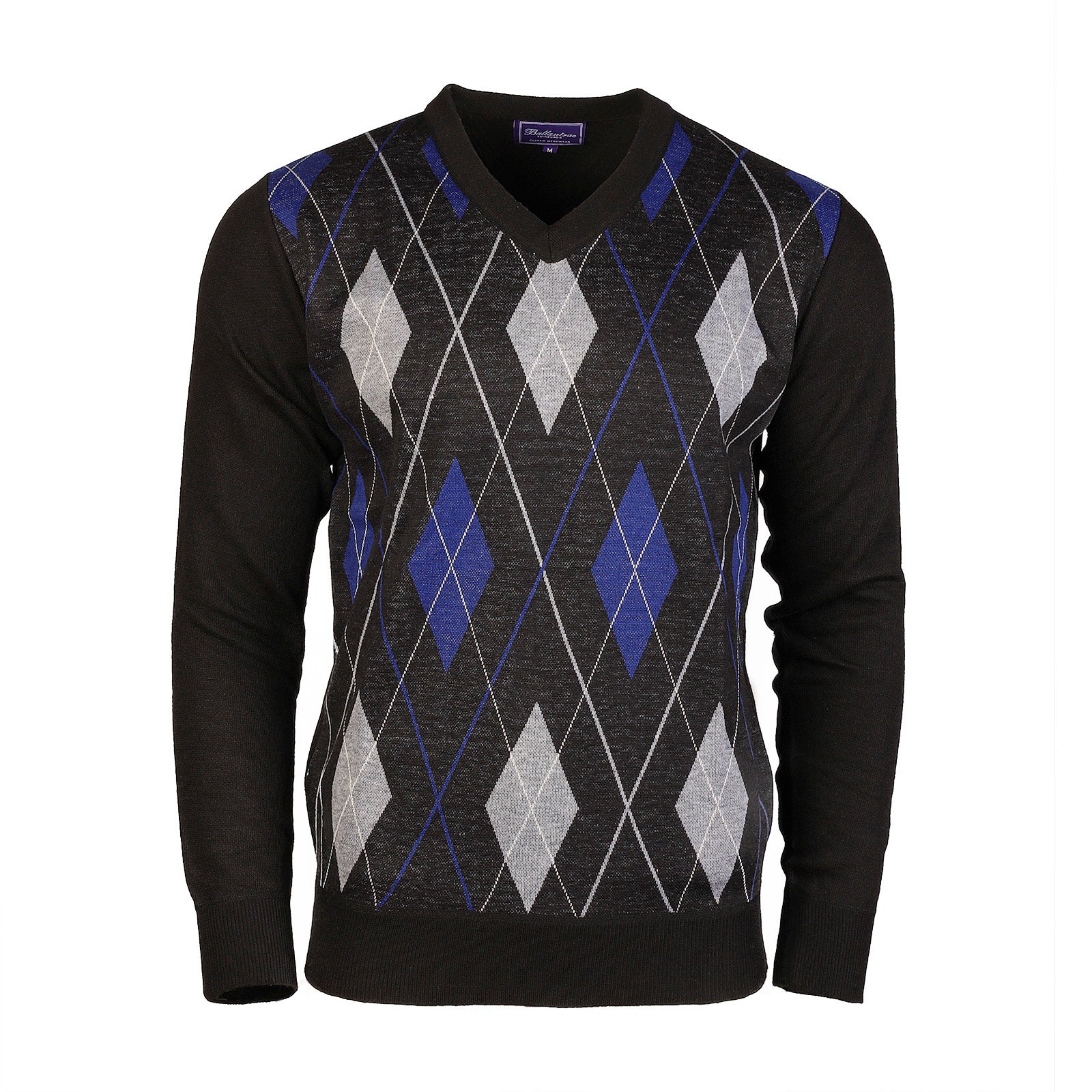 Argyle Ballantrae Jumper Black