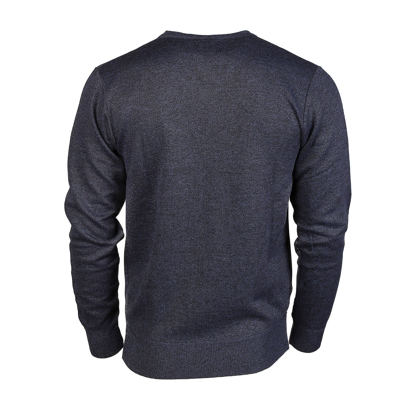 Argyle Ballantrae Jumper V Neck Navy Melange