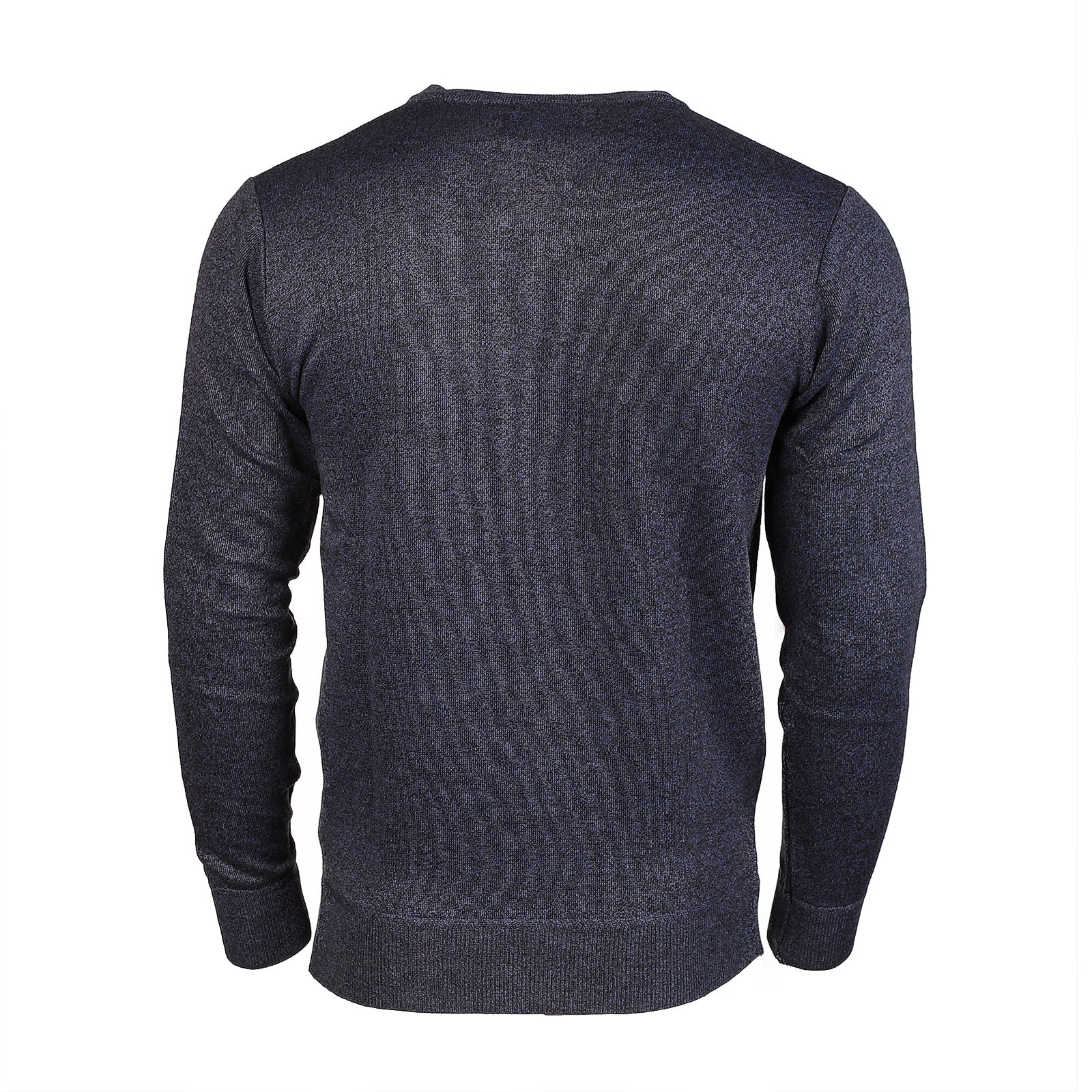 Argyle Ballantrae Jumper V Neck Blue Melange