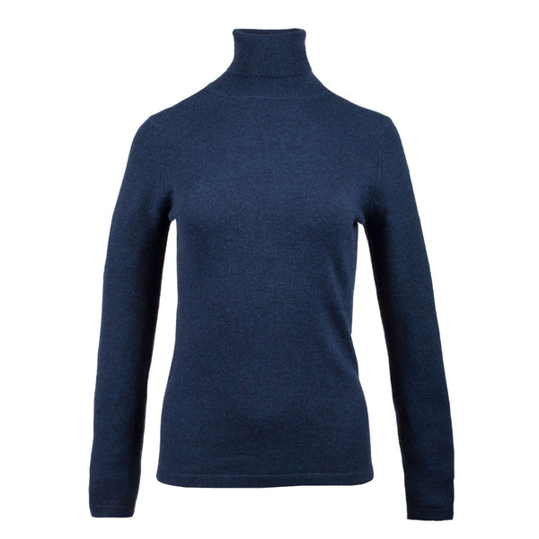 100% Cashmere Women's Fashion Roll Neck Astral