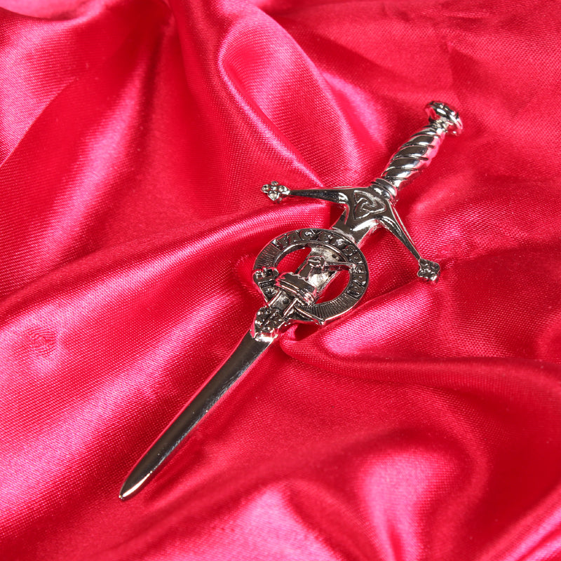 Art Pewter Kilt Pin Matheson Tartan Weaving Mill