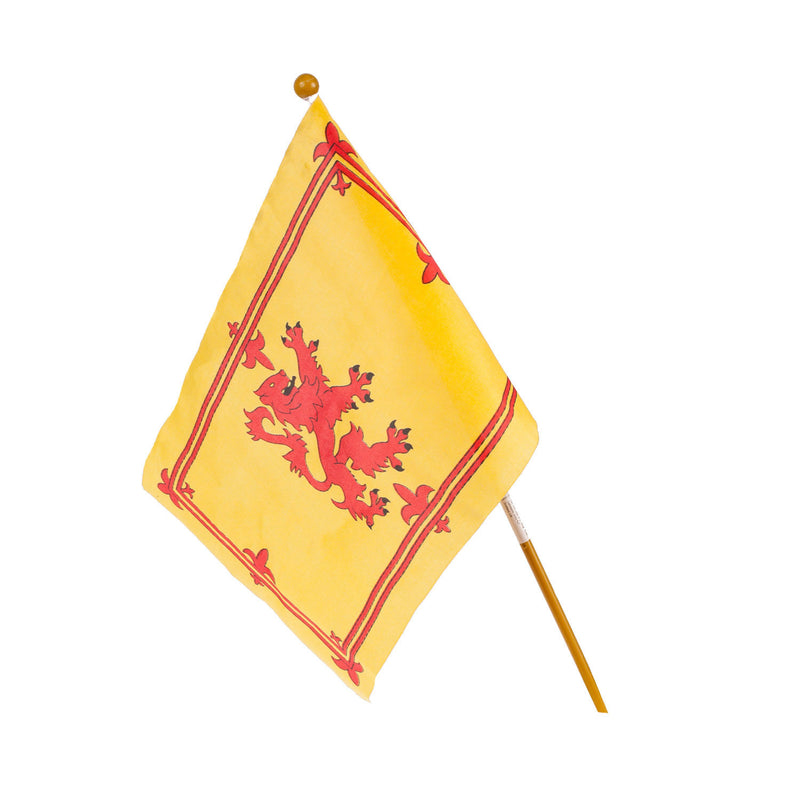6" X 9" Lion Rampant Flag On Stick