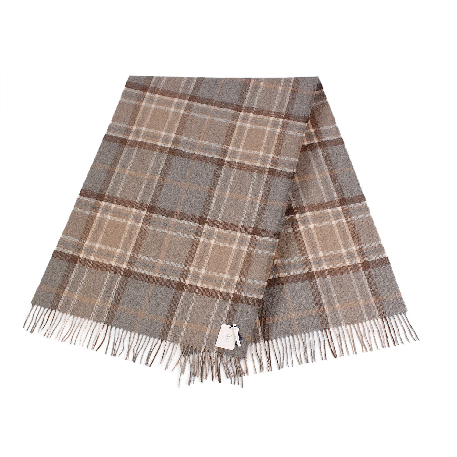 100% Cashmere Stole Made In Scotland Mackellar