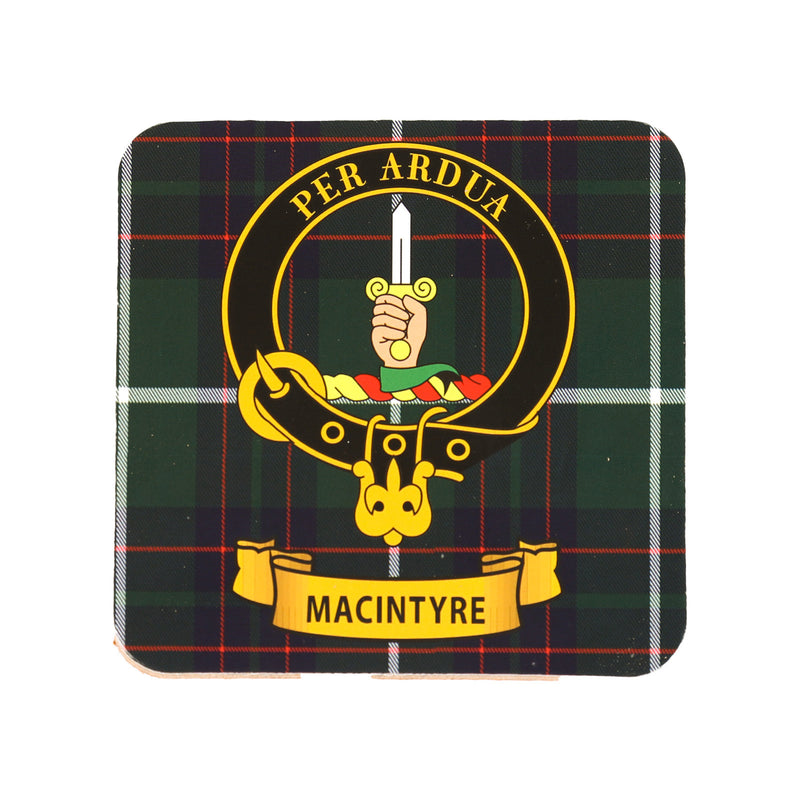 Kc Clan Cork Coaster Macintyre