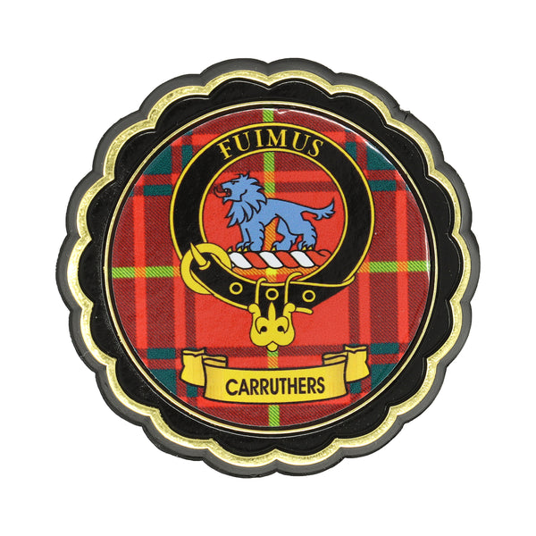 Clan Crest Fridge Magnets Carruthers