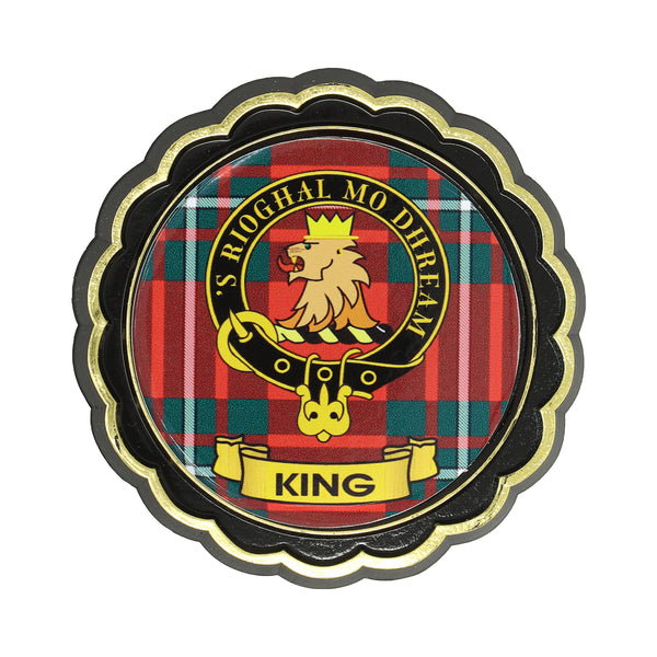 Clan Crest Fridge Magnets King