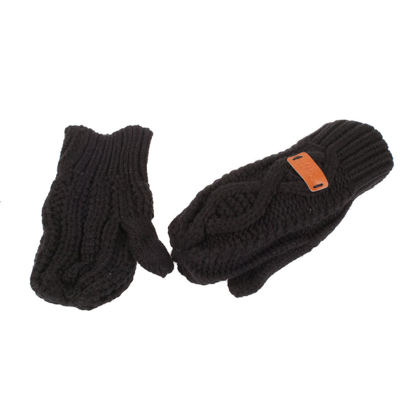 Cable Knitted Mitts