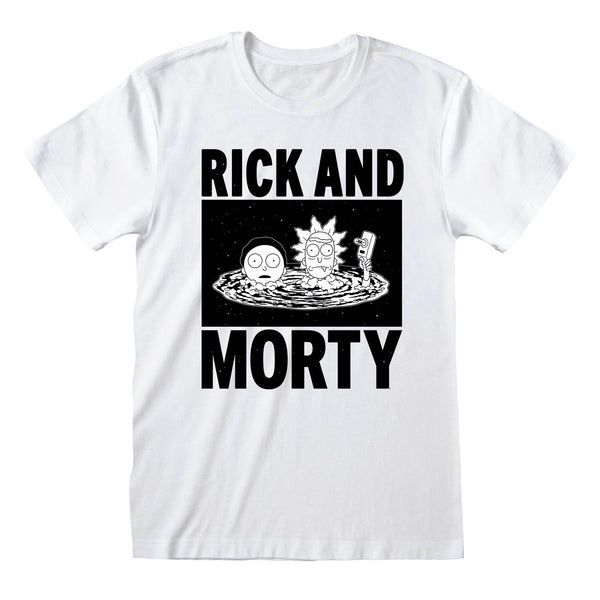 Rick And Morty - Black & White Tshirt