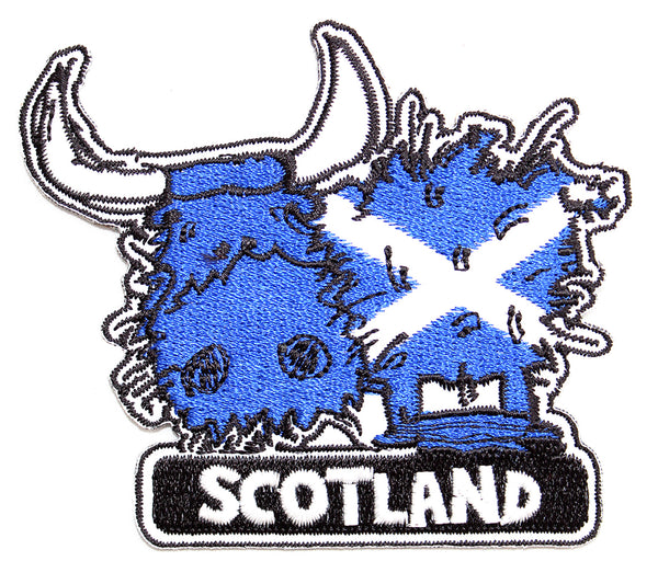 Patch Saltire Highland Cow
