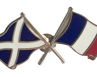 T098 Scotland & France Lapel Pin