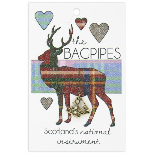 Bagpipe Pin Scotlands Instrument